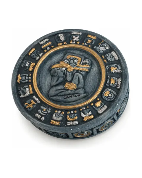 Mayan Aztec Calendar Trinket Box — view 5