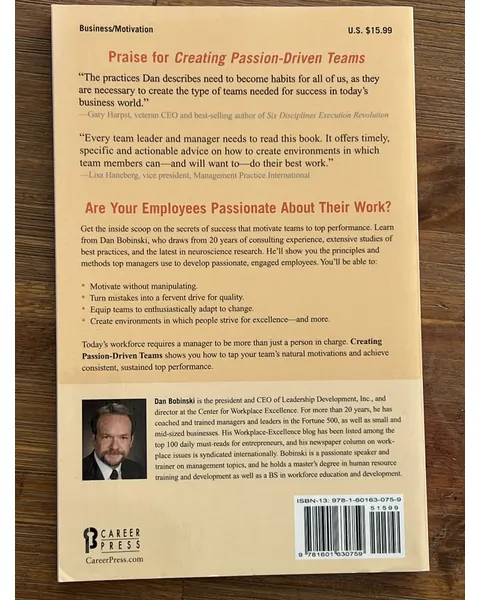 Creating Passion-Driven Teams — view 2
