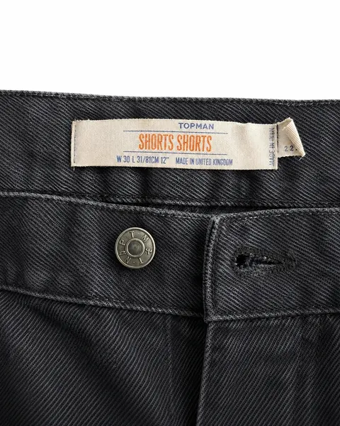 Topman Skinny Denim Shorts — view 4