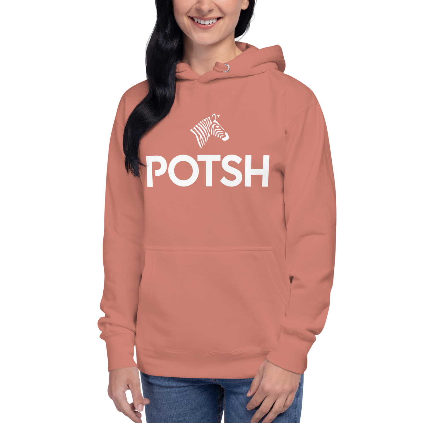 Women's POTSH Logo Dusty Rose Lux Fleece Tracksuit