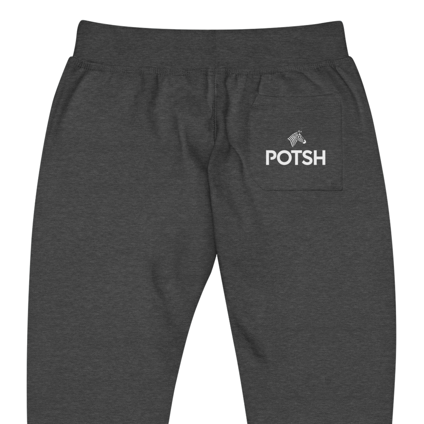 Men's POTSH Logo Charcoal Heather Lux Fleece Tracksuit