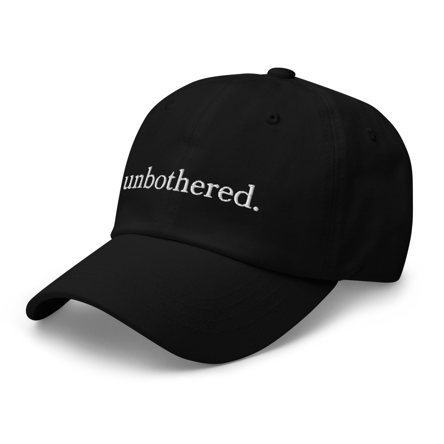 POTSH Classic Black "UNBOTHERED" Hat