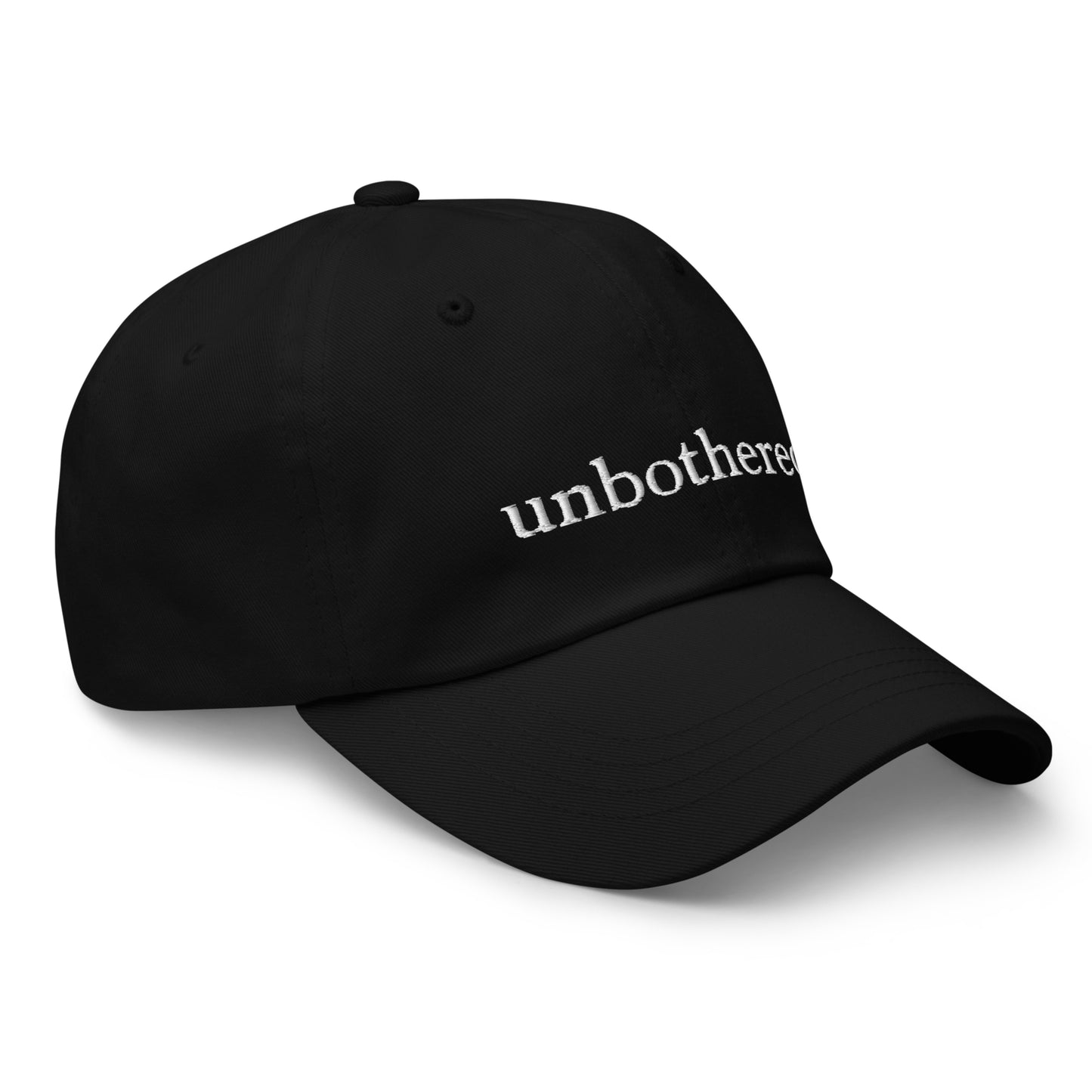 POTSH Classic Black "UNBOTHERED" Hat