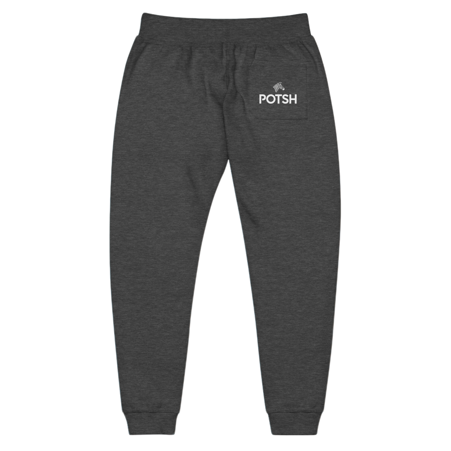 Men's POTSH Logo Charcoal Heather Lux Fleece Tracksuit