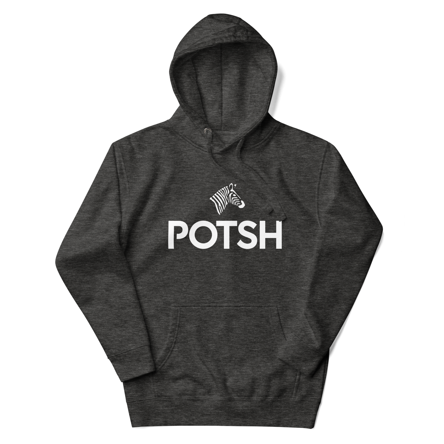 Men's POTSH Logo Charcoal Heather Lux Fleece Tracksuit