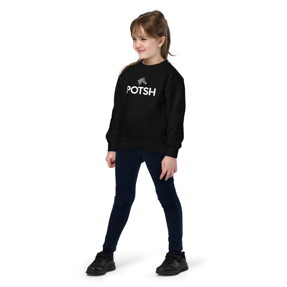 Girls Luxe POTSH Black Sweatshirt